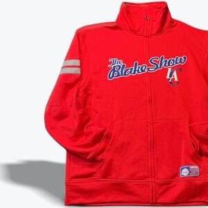 Majestic NBA LA Clippers The Blake Show Blake Griffin Warm Up Track Jacket Large